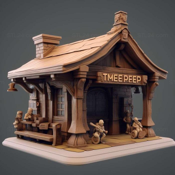 Games (Meeple Station 3, GAMES_1395) 3D models for cnc